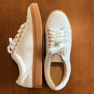 Anthropologie Lace Up Sneakers